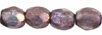 Firepolish 3mm : FP-15726 - Luster - Transparent Amethyst - 25 Count