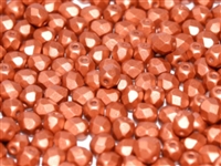 Firepolish 3mm : FP3-29410 - Alabaster Metallic Bronze - 25 Count