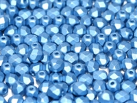 Firepolish 3mm : FP3-29434 - Alabaster Metallic Sea Blue - 25 Count