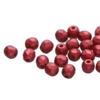 Firepolish 3mm : FP3-29717 - Chaytoyant  Shimmer Red - 25 Count