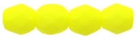 Firepolish 4mm: FP4-25121 - Neon Yellow - 25 pieces