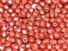 Firepolish 4mm : FP4-29408 - Alabaster Metallic Red - 25 Count