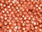 Firepolish 4mm : FP4-29410 - Alabaster Metallic Bronze - 25 Count