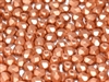 Firepolish 4mm : FP4-29412 - Alabaster Metallic Copper - 25 Count