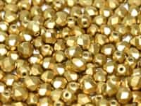 Firepolish 4mm : FP4-29418 - Alabaster Metallic Olivine - 25 Count