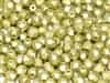 Firepolish 4mm : FP4-29482 - Alabaster Metallic Chartreuse - 25 Count