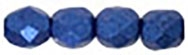 Firepolish 4mm: FP4-79031 - Metalli Suede - Blue - 25 pieces