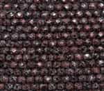 Firepolish 6mm: FP6-23980-45705 - Tweedy Red - 25 Bead Strand