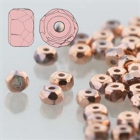 FPMS2300030-27103 - 2x3mm Faceted Micro Spacers - Full Capri - 25 Pieces