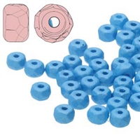 FPMS2302010-24008 - 2x3mm Faceted Micro Spacers - Capri Blue - 25 Pieces