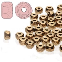 FPMS2323980-90215 - 2x3mm Faceted Micro Spacers - Light Metallic Bronze - 25 Pieces
