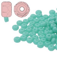 FPMS2363130 - 2x3mm Faceted Micro Spacers - Turquoise Green - 25 Pieces