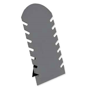 FPS14G - Flocked Plastic Stand 14 1/8 - Grey