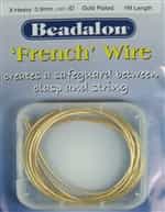 'French' Wire Gold Plated 1 Meter X-Heavy