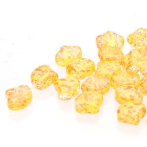 Ginko : GNK8700030-24402 - Confetti Splash Orange Yellow - 25 Beads