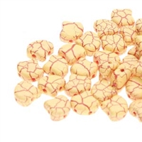 Ginko : GNK7802010-24606 - Ionic Light Yellow/Dark Red - 25 Beads