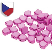 Ginko : GNK8723980-24207CS - Metalust Hot Pink Czech Shield - 25 Beads