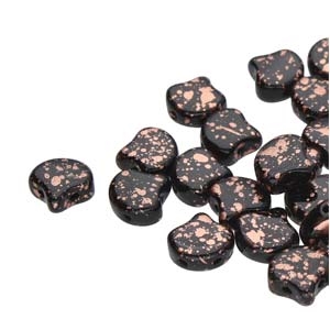 Ginko : GNK8723980-94412 - Jet Copper Splash - 25 Beads