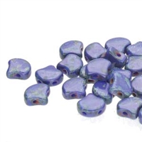 Ginko : GNK8733050-86800 - Royal Blue Travertine - 25 Beads