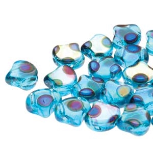 Ginko : GNK8760020-27894DO - Aqua AB Full Azuro Dot - 25 Beads