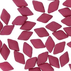 GemDuo-29527 - GemDuo 2-Hole Beads - 5x8mm - Matte Velvet Purple Wine (8 Grams - Approx. 55 pcs)