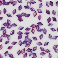 GemDuo-48114 - GemDuo 2-Hole Beads - 5x8mm - Summer Rainbow Light Violet (8 Grams - Approx. 55 pcs)