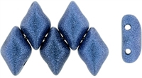 GemDuo-79031 - GemDuo 2-Hole Beads - 5x8mm - Metallic Suede Blue (approx 55 pcs)