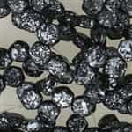 Czech 2-Hole 6mm Honeycomb Beads - HC-23980-45702 - Tweedy Silver - 25 Count