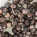 Czech 2-Hole 6mm Honeycomb Beads - HC-23980-45709 - Tweedy Light Copper - 25 Count