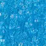 5 Grams HTL-148 T Blue Topaz Miyuki Half Tila Beads