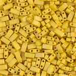 5 Grams HTL-2311 OP MA Yellow Mustard Miyuki Half Tila Beads