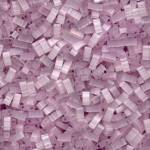 5 Grams HTL-2564  Miyuki Silk Pale Lavender Half Tila Beads