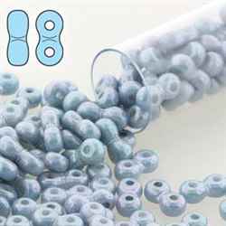 INF36-03000-14464 - Infinity Beads 3x6mm - Blue Luster - 8 Gram Tube (approx 100 pcs)