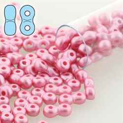 INF36-25008 - Infinity Beads 3x6mm - Pastel Pink - 8 Gram Tube (approx 100 pcs)