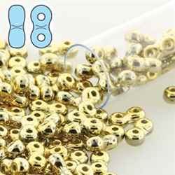 INF48-00030-26440 - Infinity Beads 4x8mm - Full Amber - 7.5 Gram Tube (approx 90 pcs)