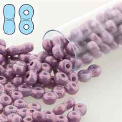 INF48-03000-15726 - Infinity Beads 4x8mm - Vega on Chalk - 7.5 Gram Tube (approx 90 pcs)