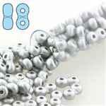 INF48-29405 - Infinity Beads 4x8mm - Matte Metallic Silver - 7.5 Gram Tube (approx 90 pcs)