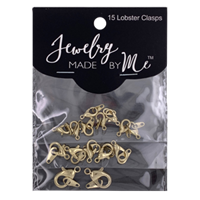 Assorted Gold Lobster Clasp Package - 15 Clasps