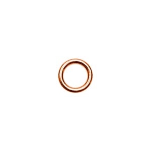 6mm Round  20 Gauge Jump Rings - Copper Plated - 1 Gross(144) per Bag