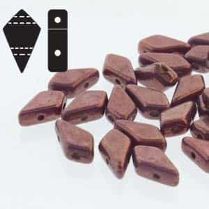 Czech Kite Beads : 9x5mm - KT9503000-15726 - Chalk Purple Vega - 25 Count