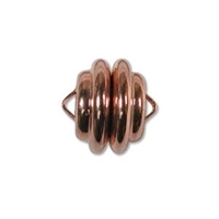 Magnetic Rose Gold Plated 11x11mm Clasp