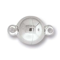 MC012 - 8mm Stainless Steel Magnetic Ball Clasp With Loop