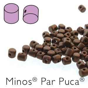 Minos par Puca : MNS253-23980-84415 - Matte Dark Bronze - 4 Grams - Approx 95-100 Beads