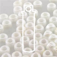 MTB07-03000-14400 - Matubo 7/0 Chalk White Luster - Approx 7.5 Gram Tube