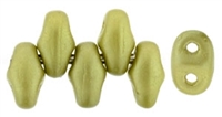MiniDuo-25021 - MiniDuo 2x4mm : Pearl Coat Chartreuse - 25 Count