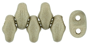 MiniDuo-29416 - MiniDuo 2x4mm : Satin Metallic Khaki - 25 Count