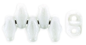 MiniDuo-L0300 - MiniDuo 2/4mm : Luster - Opaque White - 25 Count