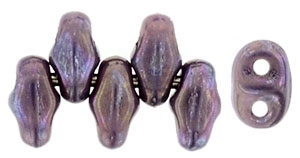 MiniDuo-NB23020 - MiniDuo 2x4mm : Nebula - Opaque Amethyst - 25 Count