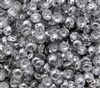 PB-00030-27001 - Czech Piggy Beads 4x8mm - Crystal Labrador - 25 Beads