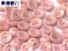 PB-03000-14494 - Czech Piggy Beads 4x8mm - Chalk White Lila Luster - 25 Beads